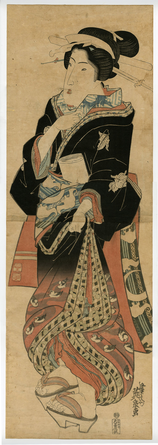 英泉(えいせん) - 美人 - 浮世絵販売 - 浮世絵ぎゃらりい秋華洞