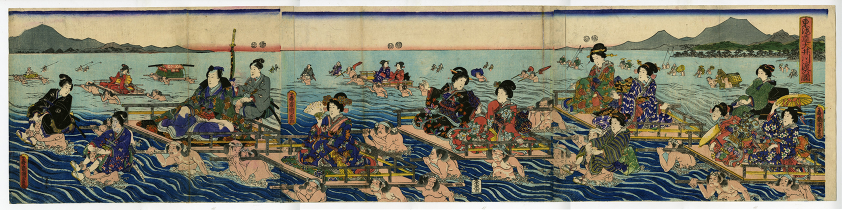 浮世絵大観 歌川国貞による浮世絵「「大増渕龍女ノ霊」」