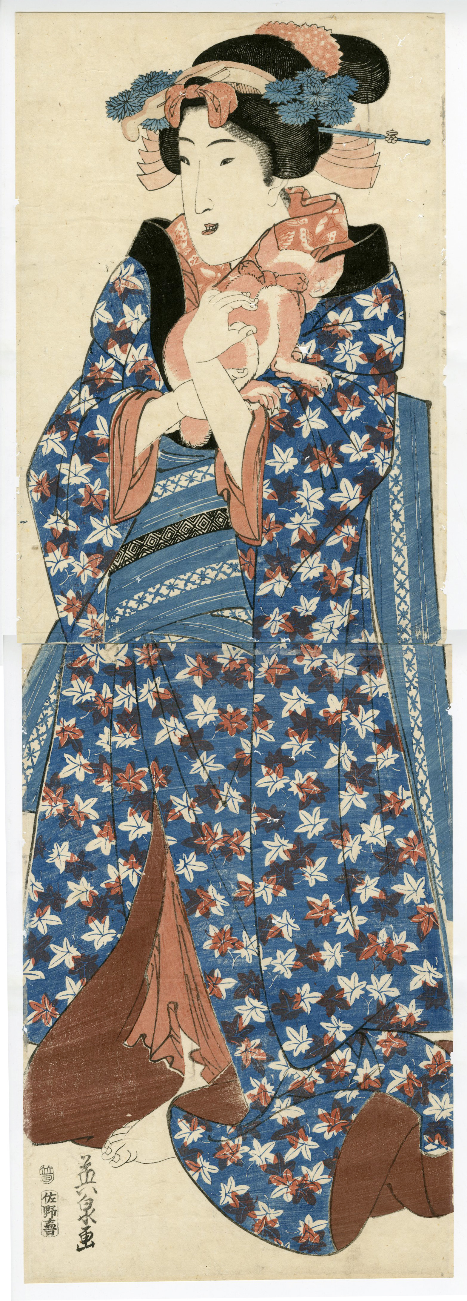 英泉(えいせん) - 美人 - 浮世絵販売 - 浮世絵ぎゃらりい秋華洞