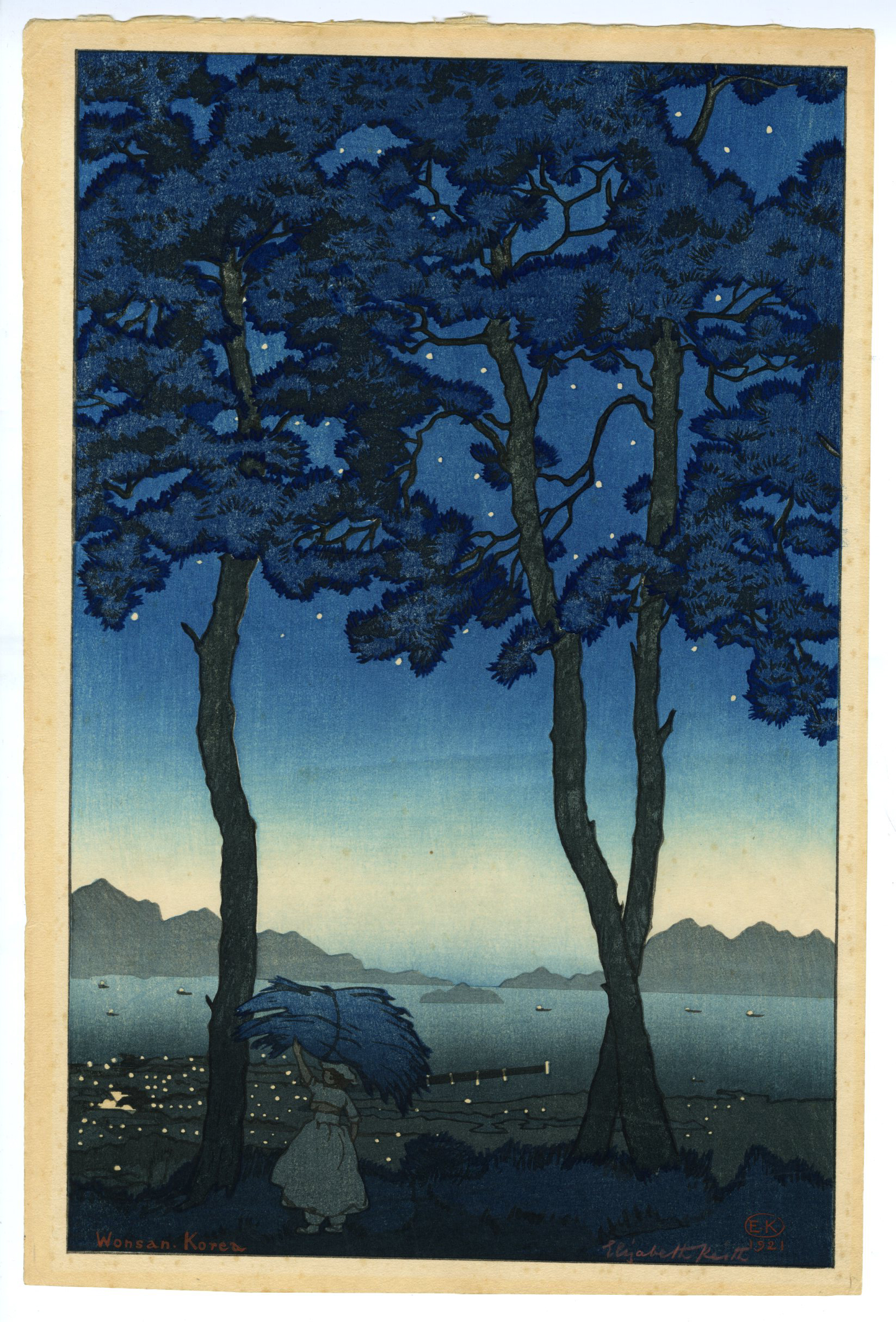 エリザベス・キース() - 元山 韓国 - 新版画販売 - 浮世絵ぎゃらりい秋華洞