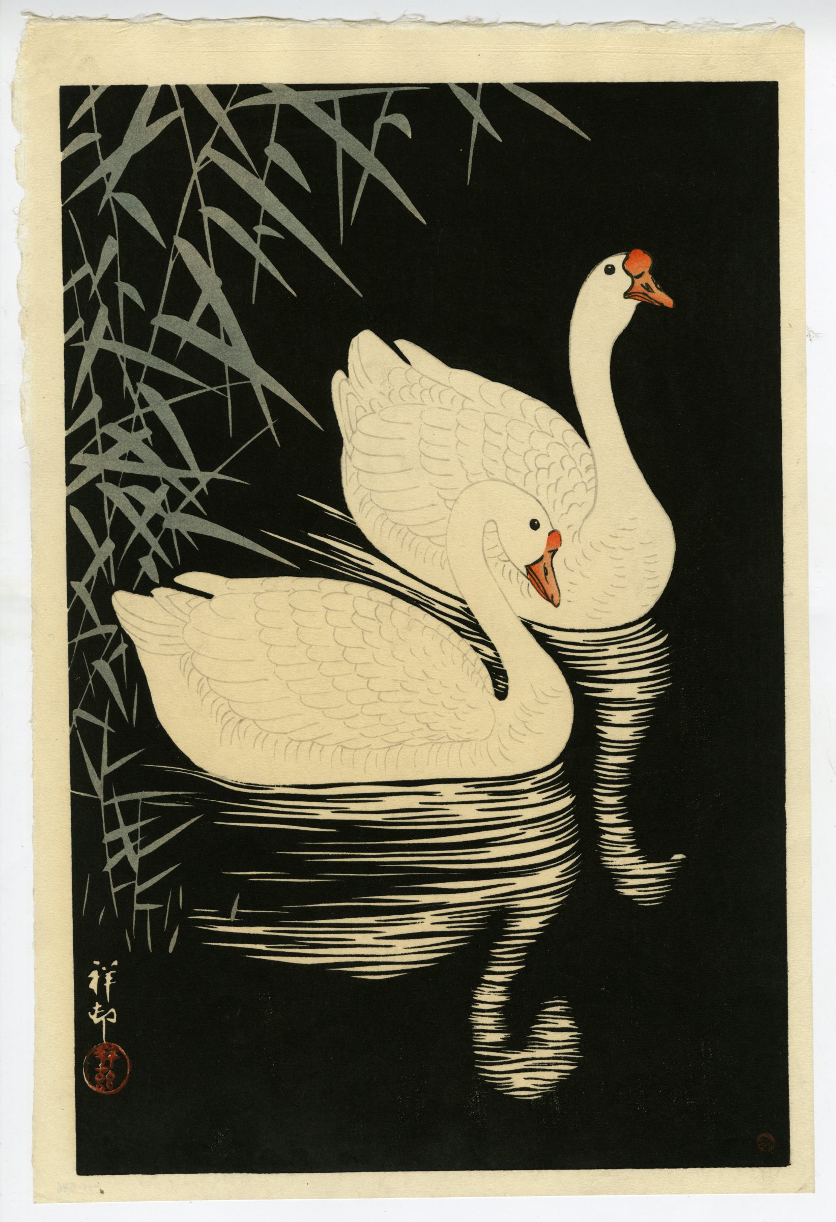 小原古邨（祥邨）(おはらこそん（しょうそん）) - 鵞鳥 - 新版画販売