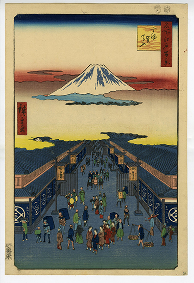 Hiroshige　One Hundred Famous Views of Edo: Suruga-cho