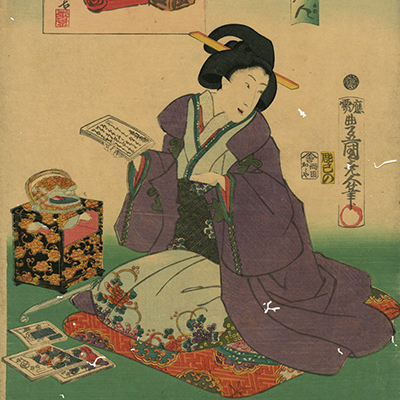 不詳/作者不詳/浮世絵美人画/舟遊図/布袋屋掛軸HH-614 不詳/作者不詳/浮世絵美人画/舟遊図/布袋屋掛軸HH-614 - メルカリ