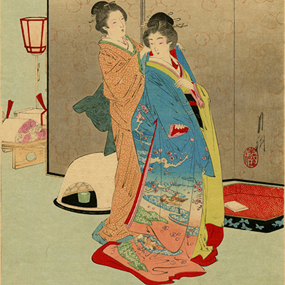 不詳/作者不詳/浮世絵美人画/舟遊図/布袋屋掛軸HH-614 不詳/作者不詳/浮世絵美人画/舟遊図/布袋屋掛軸HH-614 - メルカリ