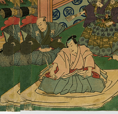 不詳/作者不詳/浮世絵美人画/舟遊図/布袋屋掛軸HH-614 不詳/作者不詳/浮世絵美人画/舟遊図/布袋屋掛軸HH-614