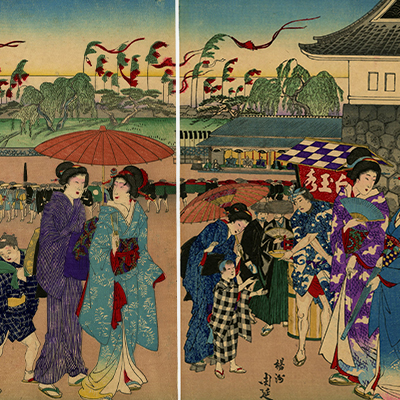 周延(ちかのぶ) - 徳川時代貴婦人の図 - 浮世絵販売 - 浮世絵 ...
