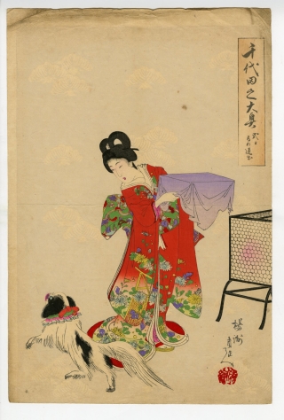 周延(ちかのぶ) - 千代田之大奥 式日局の退出 - 浮世絵販売