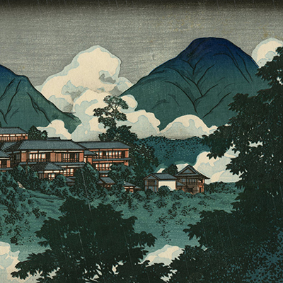 川瀬巴水一覧－銀座 秋華洞