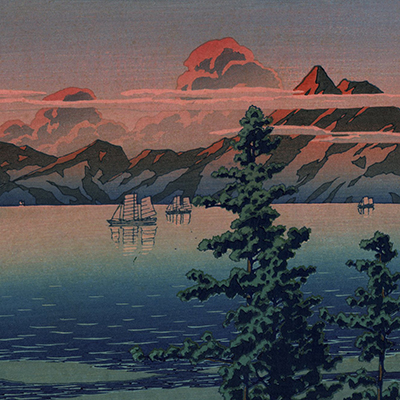 川瀬巴水一覧－銀座 秋華洞