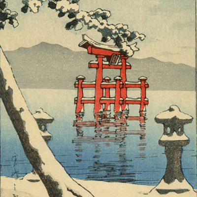 川瀬巴水一覧－銀座 秋華洞