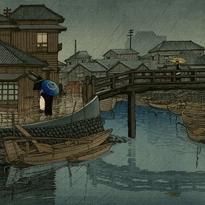 川瀬巴水一覧－銀座 秋華洞